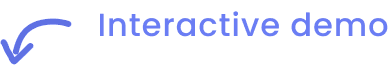 Arrow pointing to interactive demo